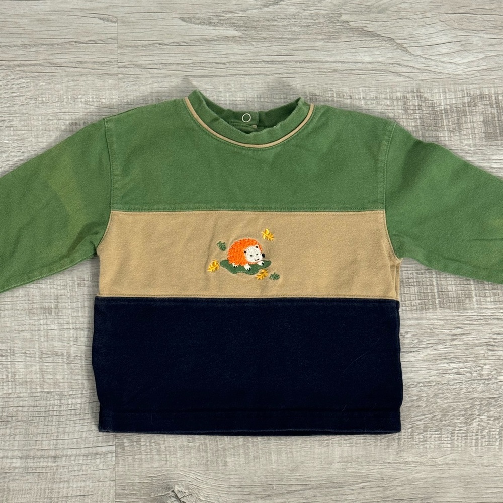 Cute Okie‎ Dokie Color Block Shirt